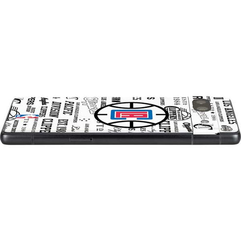 NBA Los Angeles Clippers Blast Logos Google Pixel 7a Skin